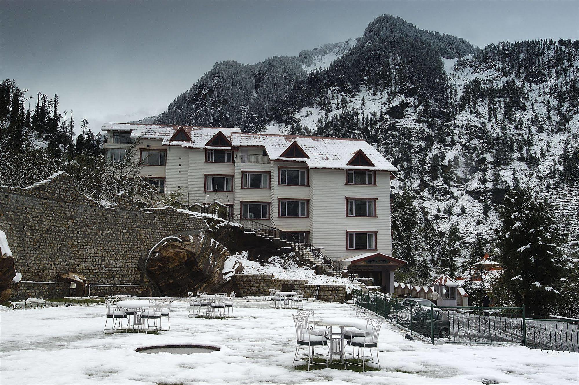 แอปเปิล คันทรี รีสอร์ต - มังสวิรัติ Hotel มะนาลี ภายนอก รูปภาพ